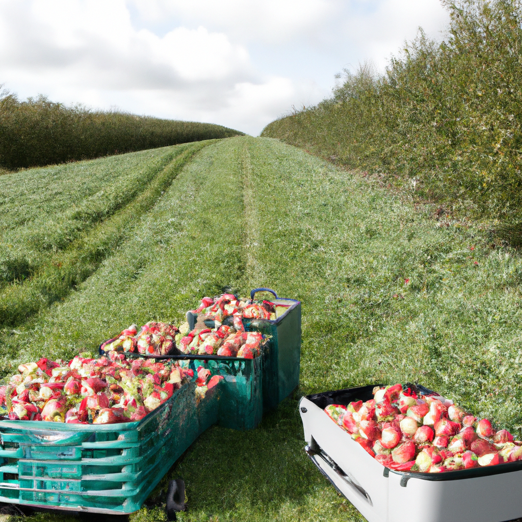 Frugtavler med forskellige æblesorter i Danmark
